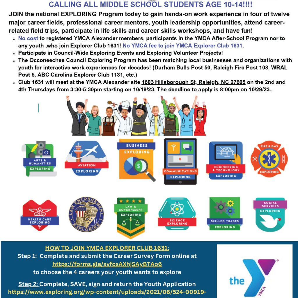 YMCA Alexander Explorer Club 1631