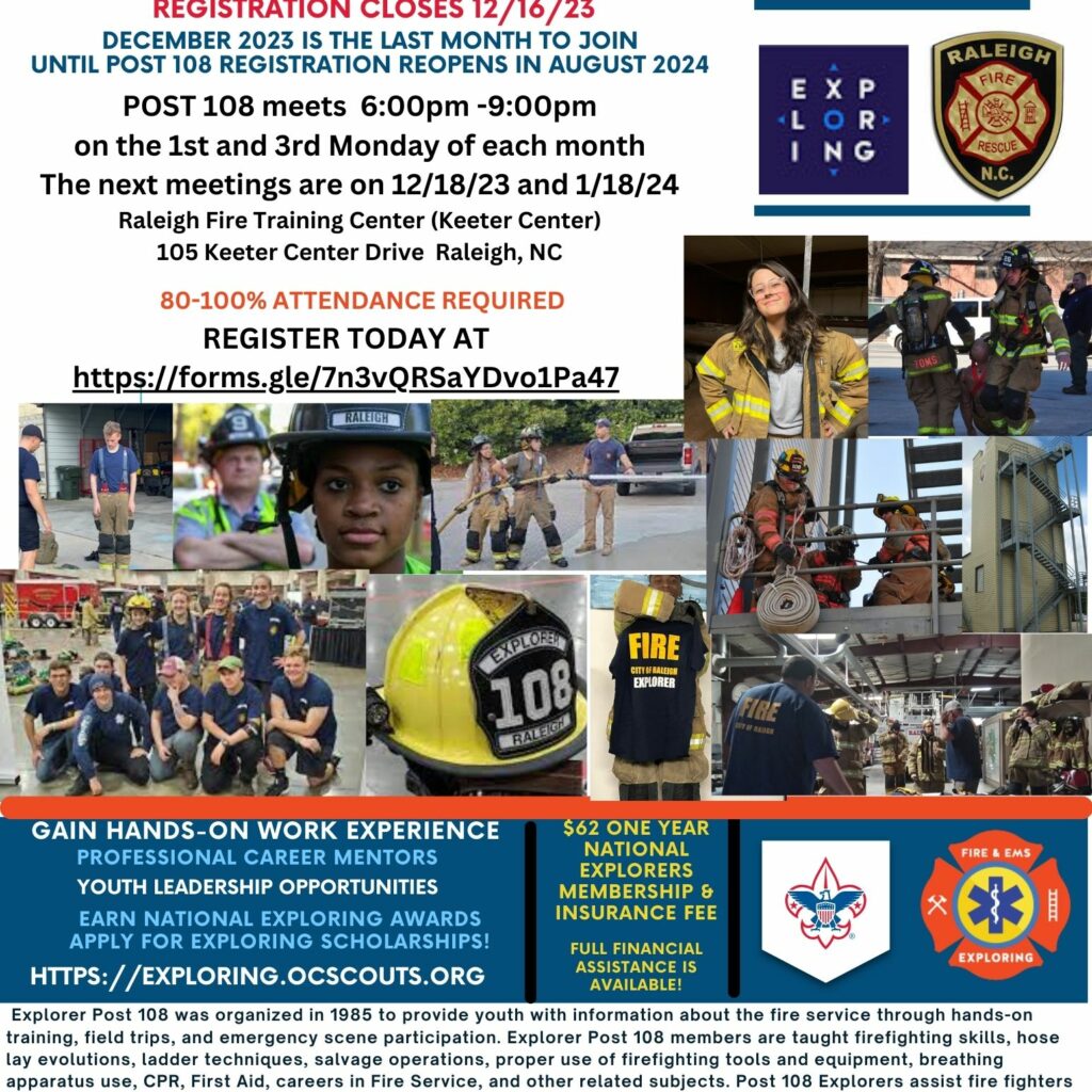 Raleigh Fire Explorer Post 108