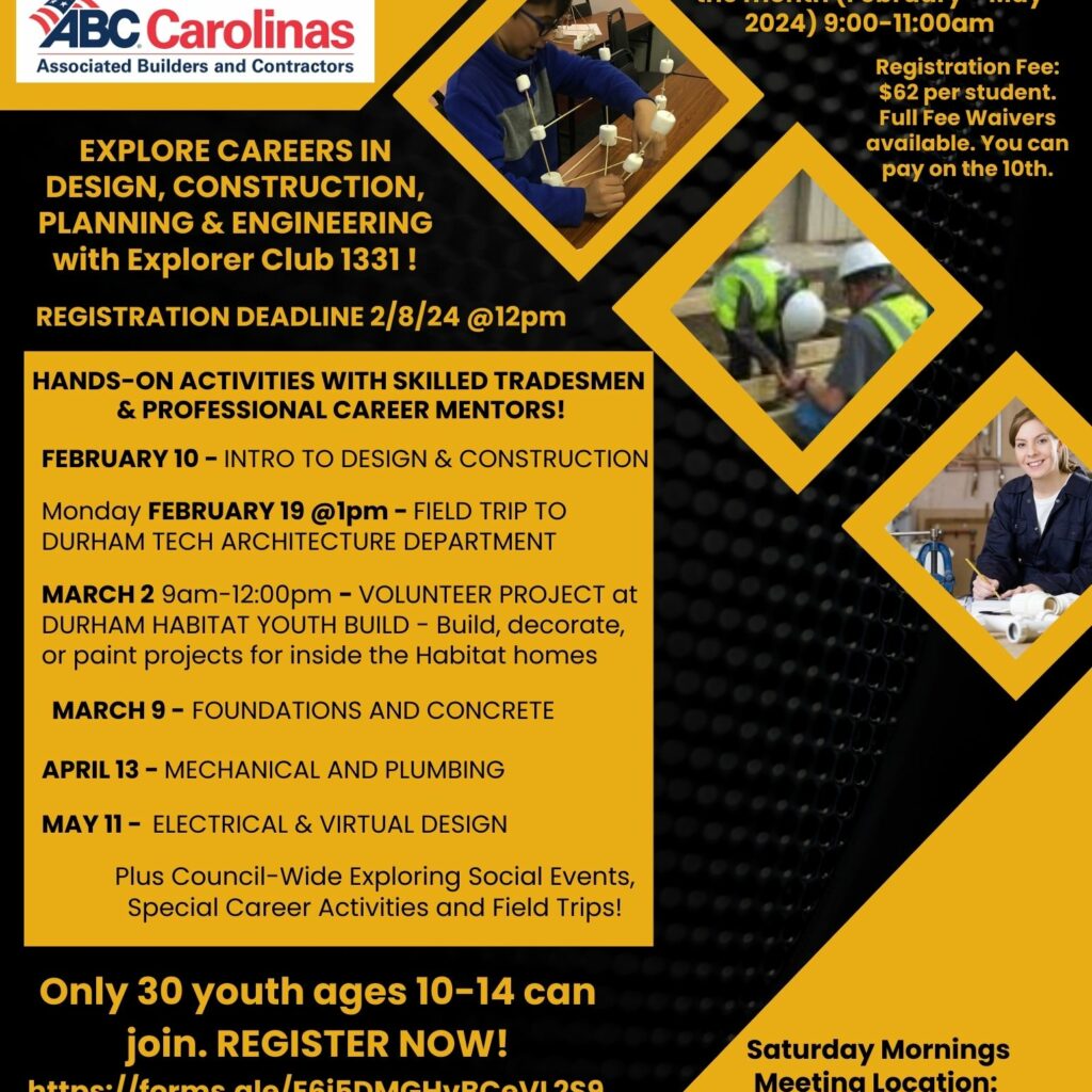 ABC CAROLINA CONSTRUCTION EXPLORER CLUB 1331