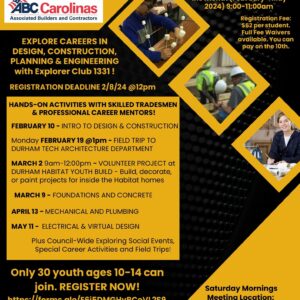 ABC CAROLINA CONSTRUCTION EXPLORER CLUB 1331